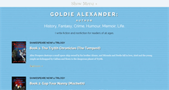 Desktop Screenshot of goldiealexander.com